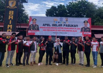 Astra Motor Papua dan PHMJ Dukung Aksi Keselamatan Jalan Polda Papua