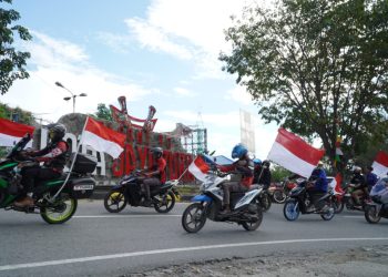 Astra Motor Papua Kolaborasi dengan Polda Papua Gelar Konvoi Merdeka