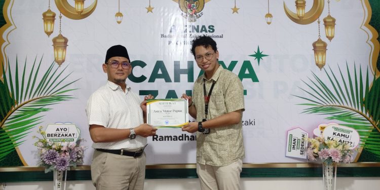 Program Sosial Astra Motor Papua Berdampak Positif, BAZNAS Beri Penghargaan