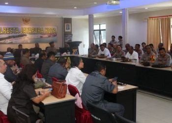 Kapolresta Paparkan Persiapan Operasi Ketupat Cartenz saat Bertemu DPR Kota Jayapura