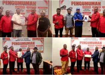 Resmi Tutup Pendaftaran, PDI Perjuangan Yahukimo Kantongi 8 Nama Bacalon Kepala Daerah