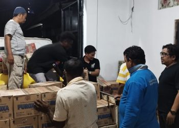 HKPM Jayapura Mulai Salurkan Bantuan untuk Pengungsi Karya Bumi