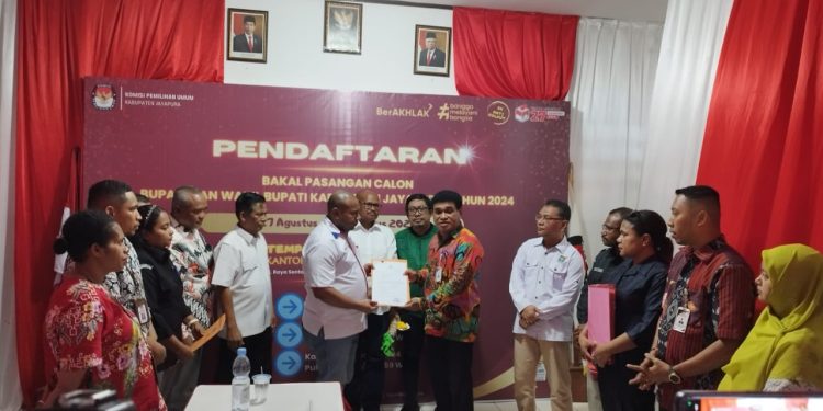 Berkas Persyaratan Pendaftaran Paslon Algito Dinyatakan Lengkap dan Diterima