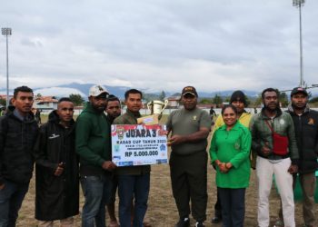 Dandim Jayawijaya  Harap Turnamen Kasad Cup 2023 Jadi Ajang Silaturahmi dengan Masyarakat