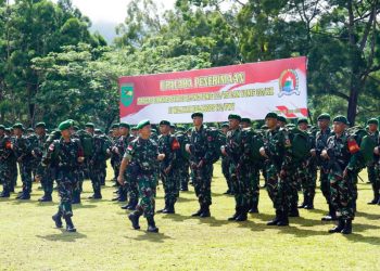 Pesan Danrem ke Personel Satgas Pamtas RI-PNG : Tetap Waspada dan Pahami Tugas Pokok