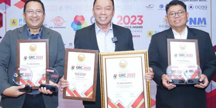 Jasa Raharja Raih 4 Penghargaan GRC Award