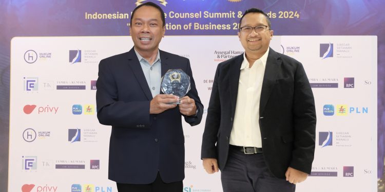 Jasa Raharja Dinobatkan Sebagai Tim In-House Counsel Paling Inovatif 2024