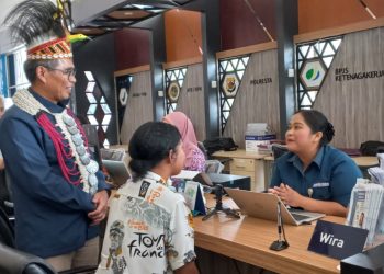 Direktur BPJS Kesehatan Sambangi MPP Kota Jayapura