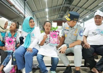 Jasa Raharja Berangkatkan Disabilitas Peserta Mudik Gratis