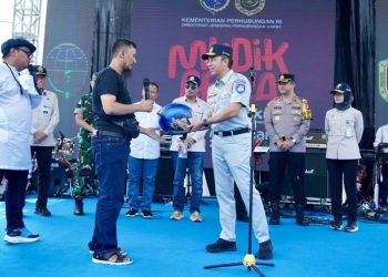 Turut Serta Lepas Peserta Mudik Gratis Kemenhub, Direktur Keuangan Jasa Raharja Sampaikan Ini