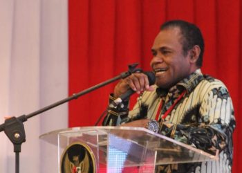 Amsal Yowei Sampaikan 9 Kata Kunci Moderasi Beragama di Seminar PGGP di Manokwari