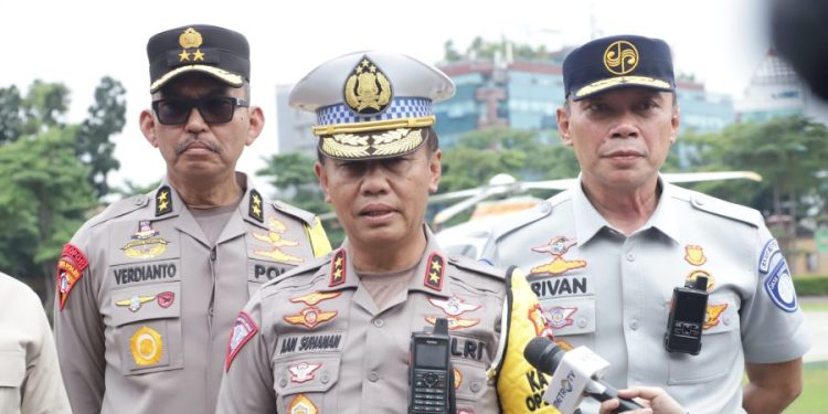 Jasa Raharja dan Korlantas Polri Tinjau Arus Mudik di Sejumlah Titik