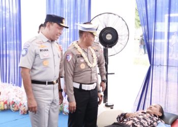 Korlantas Polri Bersama Jasa Raharja Gelar Bakti Sosial Peringati Lalu Lintas Bhayangkara ke-69