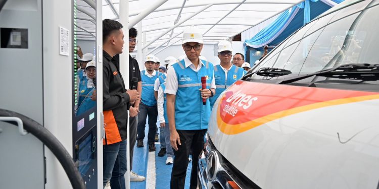 Konsumsi Listrik Kendaraan EV di SPKLU Terus Cetak Rekor