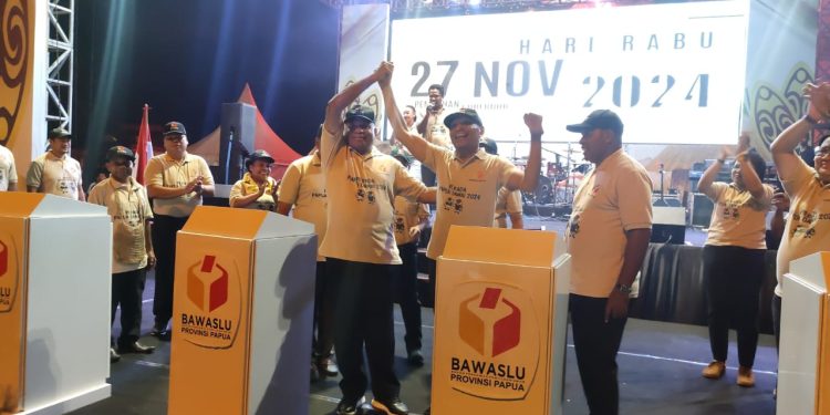 Ini Poin Komitmen yang Ditandatangani 2 Paslon dalam Deklarasi Pengawasan Pilkada Papua