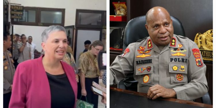 Bertemu Kapolda Papua, Dubes Australia Sampaikan Apresiasi untuk Pemerintah Indonesia