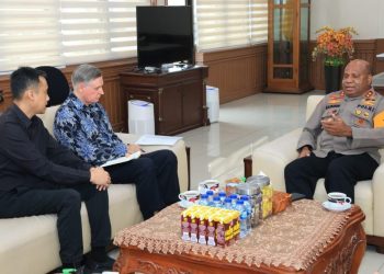 Dubes Selandia Baru Temui Kapolda Papua Bahas Pembebasan Pilot Susi Air