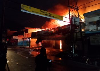 Polisi Masih Selidiki Penyebab Terbakarnya 4 Ruko di Sentani