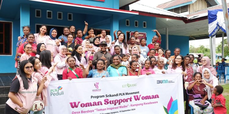 Melalui Program Woman Support Woman, Srikandi PLN Dukung Pemberdayaan Perempuan Papua