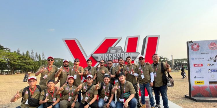 Pererat Silaturahmi Komunitas, Sejumlah Anggota PHMJ Ikuti Honda Bikers Day di Malang