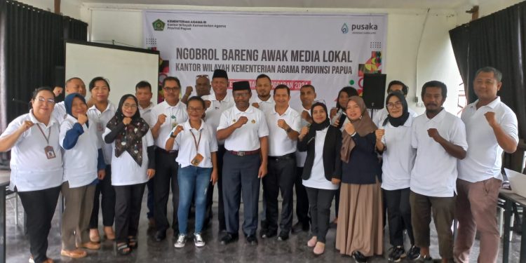 Ngobrol Bareng Awak Media, Kemenag Papua Paparkan Sejumlah Program Prioritas