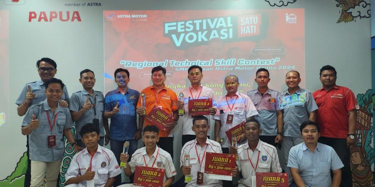 Majukan Dunia Pendidikan, Astra Motor Papua Gelar Kontes Keterampilan Teknis