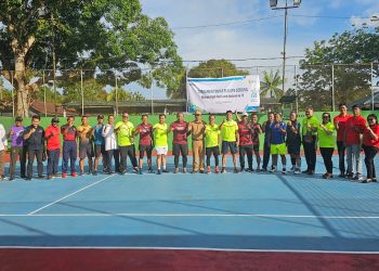 Sinergi dengan Forkopimda, PLN Sorong Gelar Turnamen Tenis Cup HLN 78