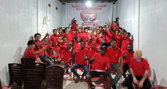 Relawan Garda Muda Sangmaneta Wilayah Keerom Sepakat Dukung BTM-YB