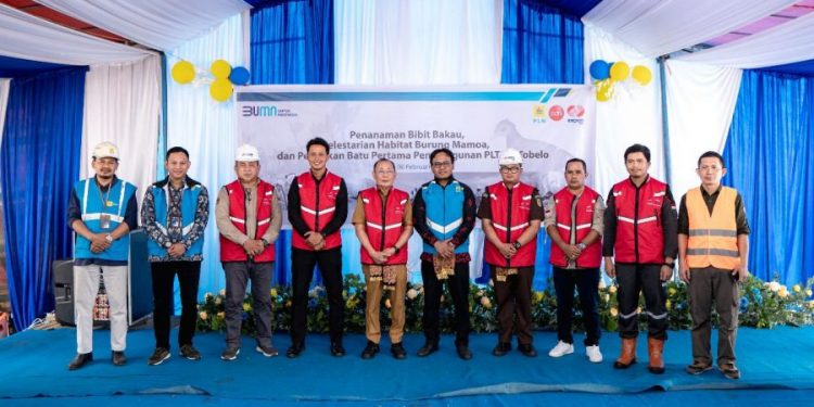 PLN UIP MPA Lakukan Groundbreaking PLTMG Tobelo