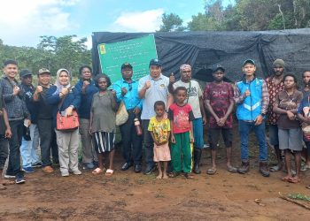 PLN UIP MPA Tinjau Wilayah Rehabilitasi DAS di Kampung Kwansu Jayapura