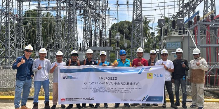 PLN UIP MPA Berhasil Lakukan Energize dan Pembebanan Sistem 70 kV