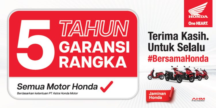 Honda Berikan Garansi Rangka 5 Tahun, Berikut Syaratnya