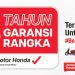 Honda Berikan Garansi Rangka 5 Tahun, Berikut Syaratnya
