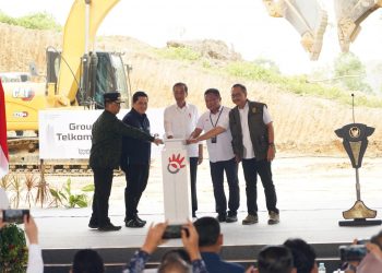 Presiden Groundbreaking Telkom Smart Office di IKN