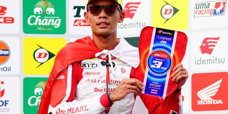Pebalap Honda Dulang Podium Perdana di ARRC Thailand
