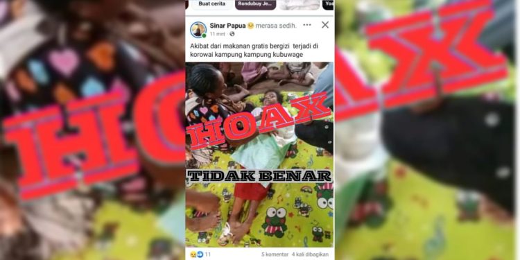Hoax Beredar di Medsos, Anak di Boven Digoel Meninggal karena MBG