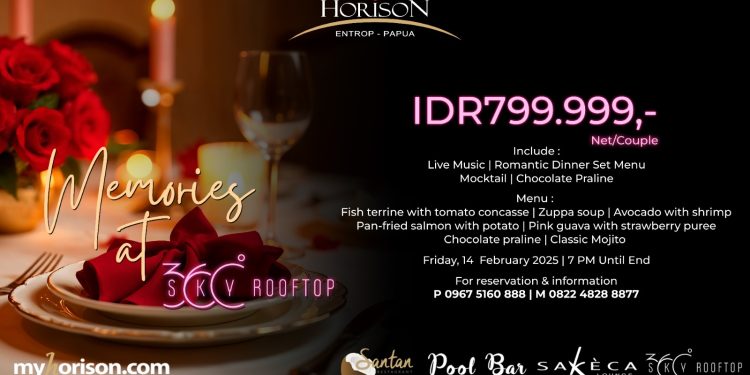 Buruan Reservasi, Rayakan Hari Kasih Sayang Spesial di Horison Ultima Entrop