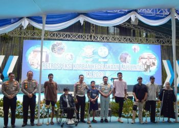 Jasa Raharja dan Korlantas Polri Peduli Disabilitas Korban Laka Lantas
