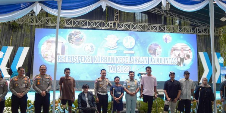 Jasa Raharja dan Korlantas Polri Peduli Disabilitas Korban Laka Lantas