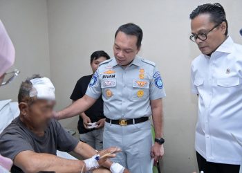 Wamen BUMN dan Dirut Jasa Raharja Tinjau Penanganan Korban Kecelakaan Tol Cipularang
