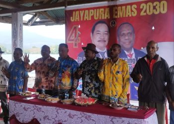 Para Ondofolo Kompak Deklarasi Dukung Paslon Jayapura Emas