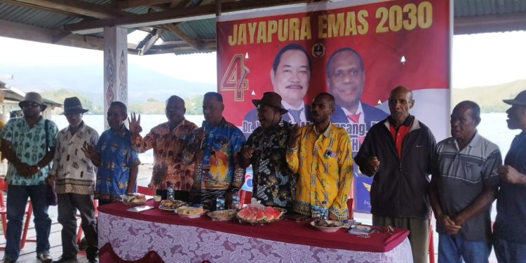 Para Ondofolo Kompak Deklarasi Dukung Paslon Jayapura Emas