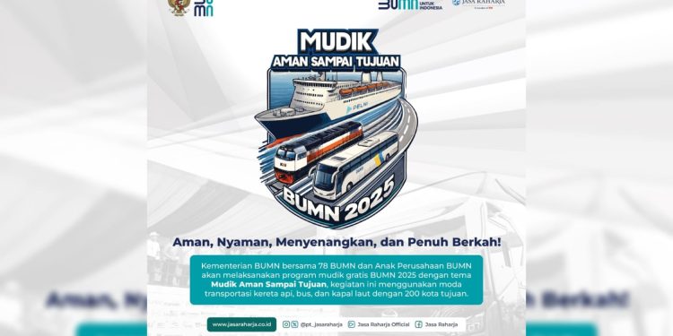 Mudik Gratis BUMN Kembali Digelar, Wujud Nyata Pelayanan untuk Masyarakat