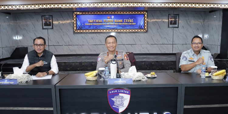 Jasa Raharja Hadiri Simulasi Metode Taktis Bersama Enam Polda