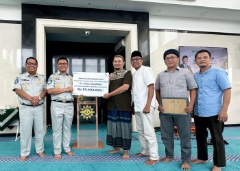 Jasa Raharja Salurkan TJSL untuk Perbaikan Masjid Al Dakwah Sidoarjo