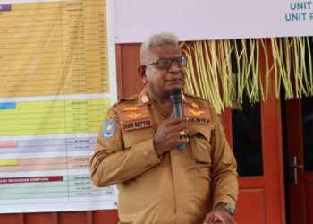 Johannes Rettob Kembali Jabat Wakil Bupati Mimika
