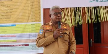Johannes Rettob Kembali Jabat Wakil Bupati Mimika