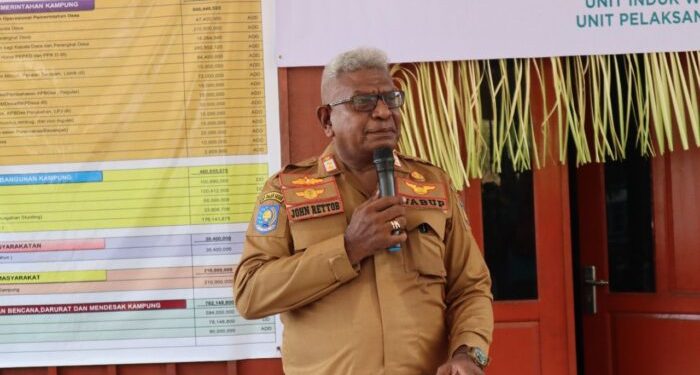 Johannes Rettob Kembali Jabat Wakil Bupati Mimika