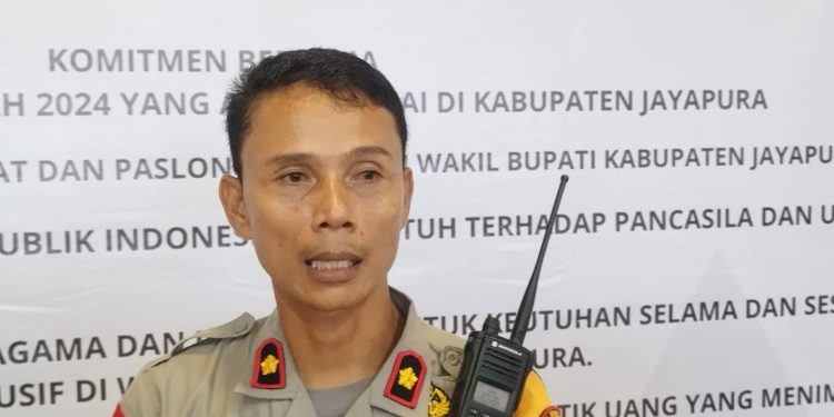 Paslon Bupati-Wabup Jayapura Dikawal 3 Personel Polri