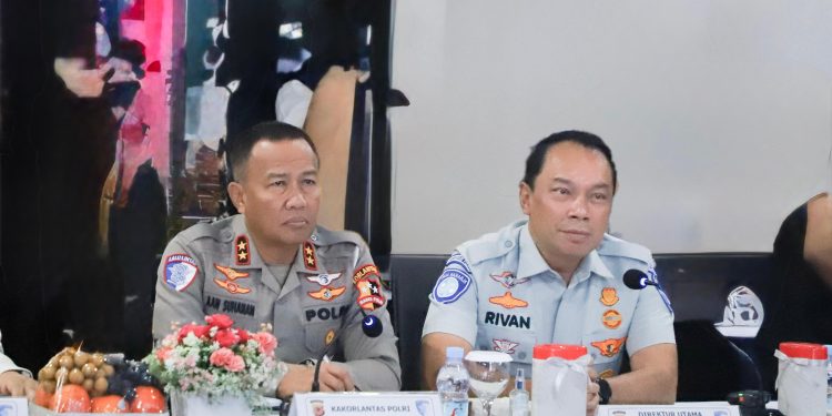 Jasa Raharja dan Korlantas Polri Survei Jalur Nataru di Jawa Barat